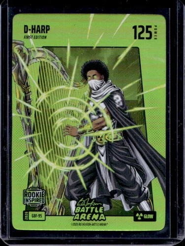 2026 Bo Jackson Battle Arena Griffey D-Harp Green Battlefoil SP SSP #GBF-95