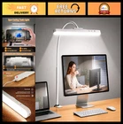 Rechargeable LED Desk Lamp - Cordless Clip-On Light, 3 Color Modes, Dimmable Goo