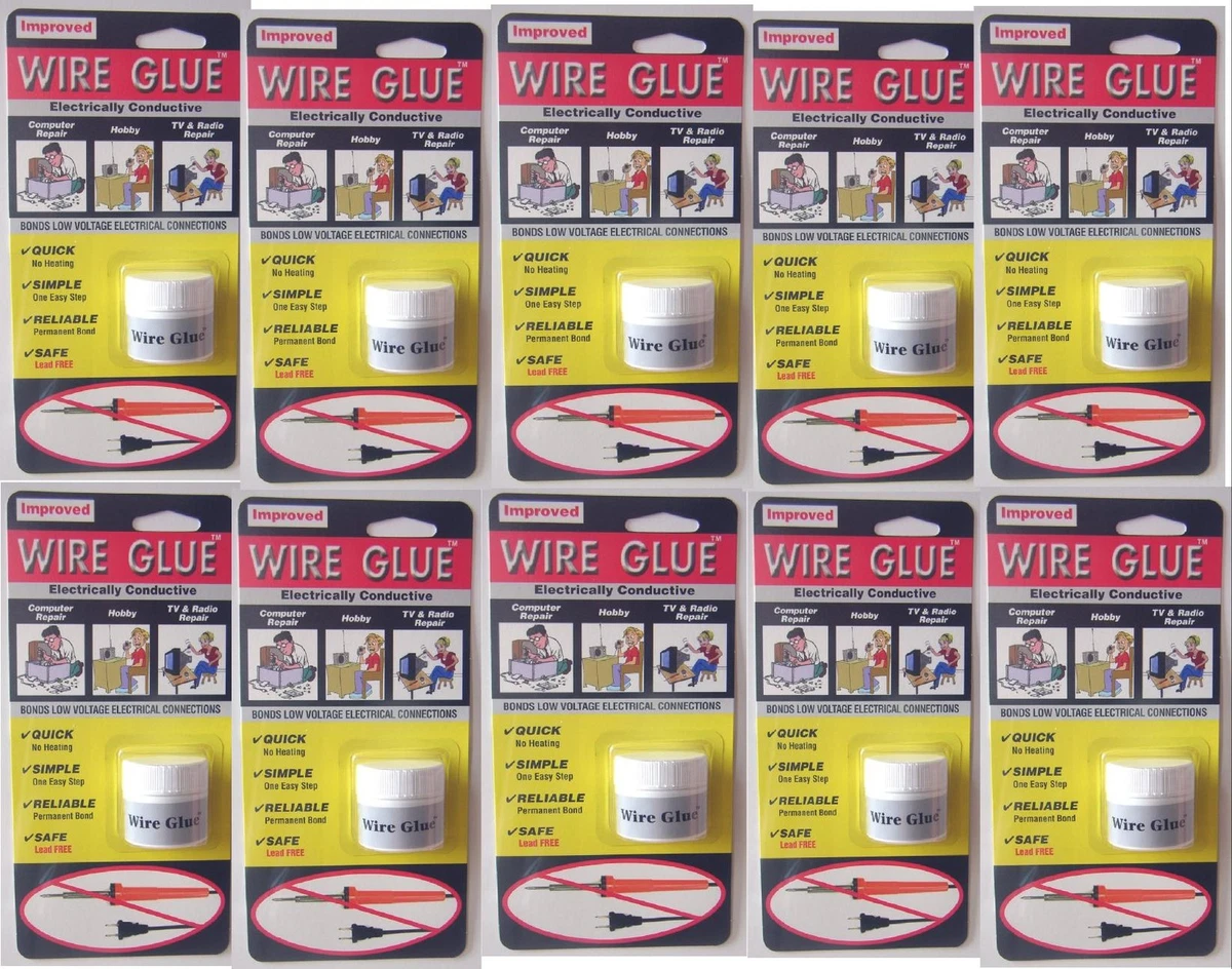 WIRE GLUE 10 PACK Electrically Conductive Glue 831195001004 eBay