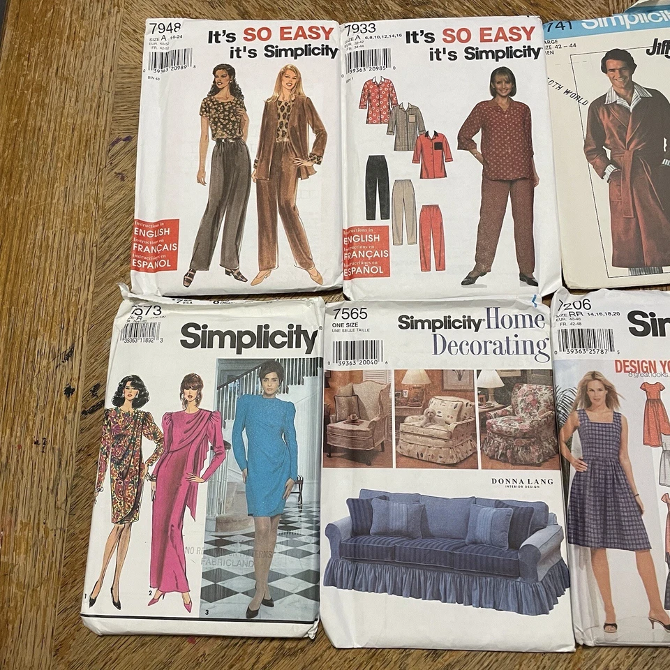 Lot Of 10 Simplicity, It’s So Easy It’s Simplicity, Simplicity Home Decorating. - Image 3 of 4