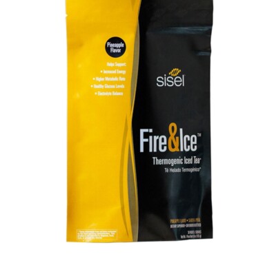 Sisel Fire&Ice Thermogenic FAT-BURNING Iced Tea PineApple  7 Pack