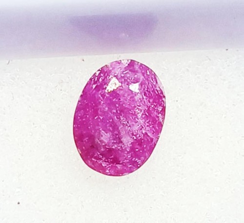 Pietra Preziosa Sciolta Rubino Rosso 100% Naturale 1,75 Ct Certificata Con Omaggio - Foto 2 di 6