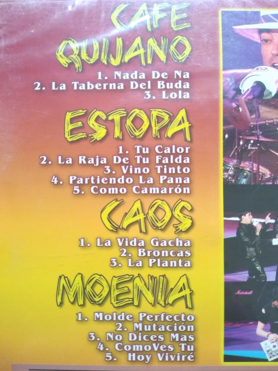 Rock En Espanol #232 (DVD, 2005, Vina) *SEALED**Cafe Quijano