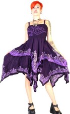 Beautiful Layered Hestia Hippie Boho Purple Dress