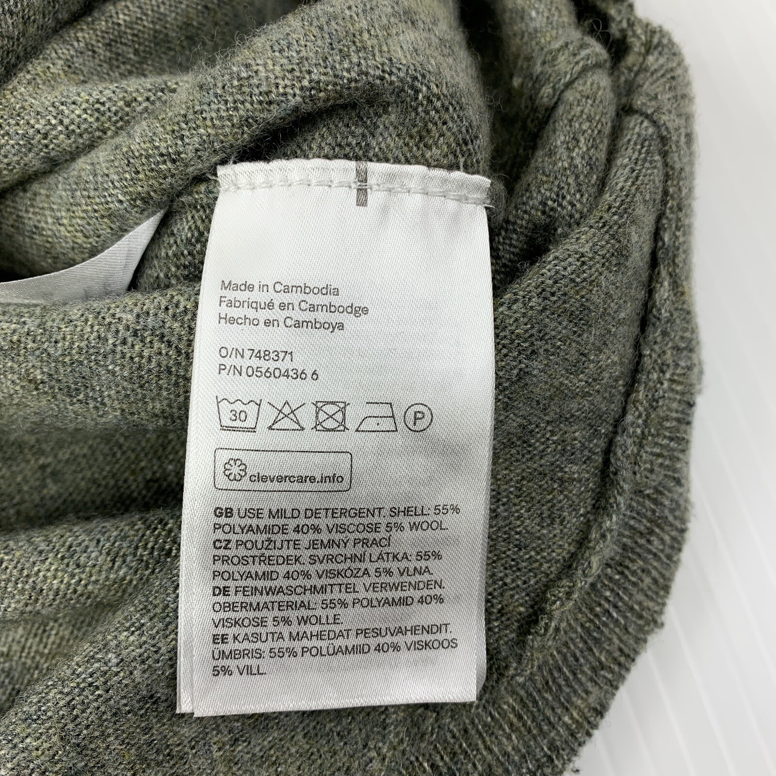 H&M Basic Women's Size Medium Gray Lightweight Lo… - image 5