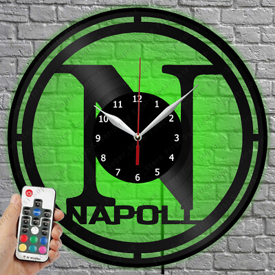 LED Clock Napoli Vinyl Record Wall Clock Led Light Wall Clock 3303