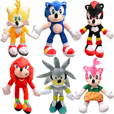 Wiztex Sonic The Hedgehog 7 Stück Plüschtier Set Kuscheltier für Kinder DE 