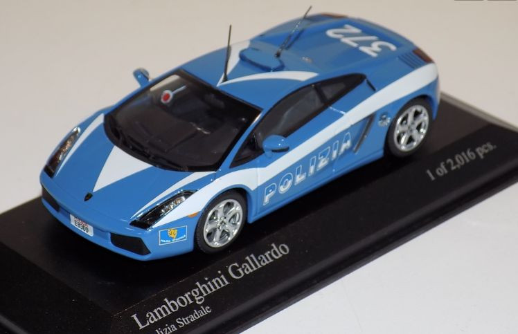 1/43 Minichamps Lamborghini Gallardo Police Car | eBay