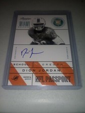 2013 Prestige NFL Passport Autograph #40 Dion Jordan Auto