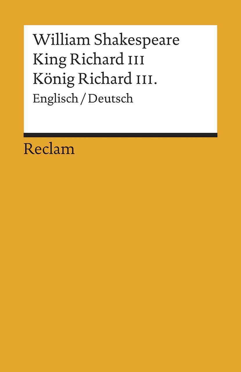 Thumbnail - William Shakespeare | King Richard Iii | Taschenbuch | Deutsch (1986)
