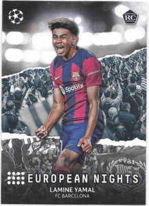 2023 Topps UEFA Rookie European Nights Lamine Yamal Rookie #EN-10 FC Barcelona