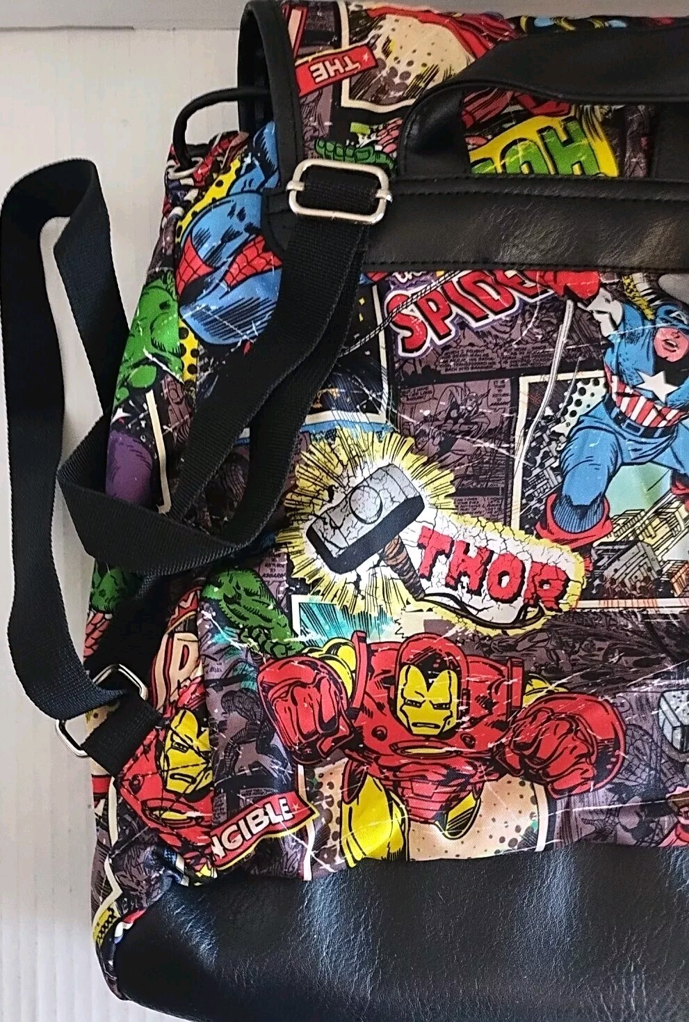 Marvel Comic Book Backpack Drawstring Rucksack Av… - image 7
