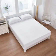 Waterproof mattress protective cover, smooth and soft fabric, machine washed