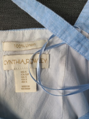 Cynthia Rowley 100% Leinen Kleid Größe S - Bild 7 von 8