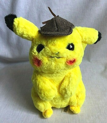 Pokemon Detective Pikachu Plush Stuffed Toy With Tag  12 in USA Seller