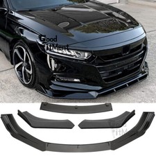 Carbon Fiber Car Front Bumper Lip Splitter Spoiler For HONDA ACCORD 2018-2020