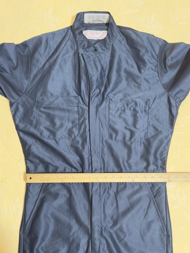 Red Kap Coveralls Jumpsuit Blue Tow Truck Mechanic Utility Work Costume Sz Small - Picture 6 of 9