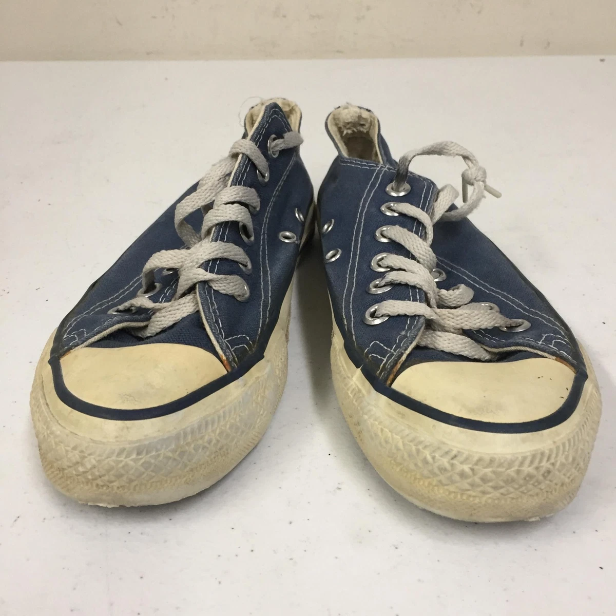 Converse All Star Mens Size 5 USA Late 80s Early 90s Vintage Distressed Shoes