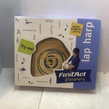First Act Discovery Lap Harp Song Cards Extra String Open Box