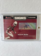 Antrel Rolle 2005 TOPPS Signs Of The Future Card Autographed