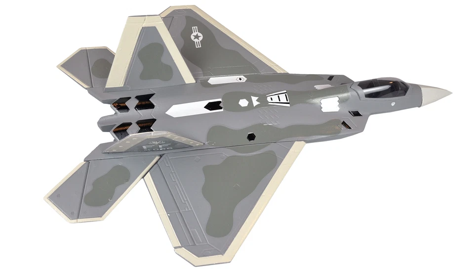 Amewi RC Flugzeug AMXFlight F-22 Raptor Jet EPO ARF grau - Bild 3 von 4