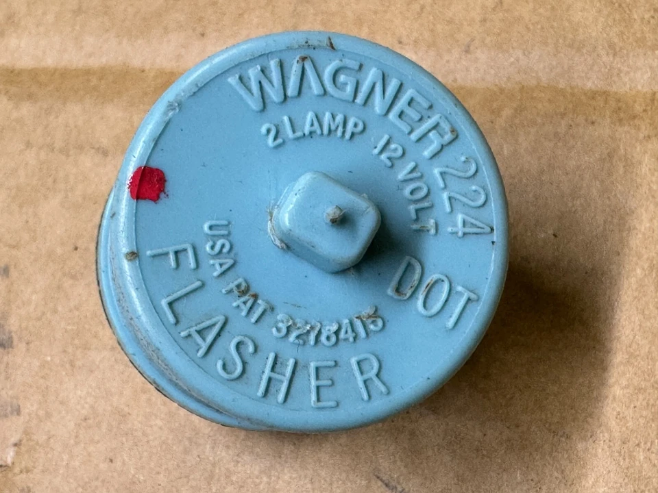 87-93 Ford Mustang Factory Flasher Relay Module Dash Harness Wagner 224 OEM - Image 2 of 3