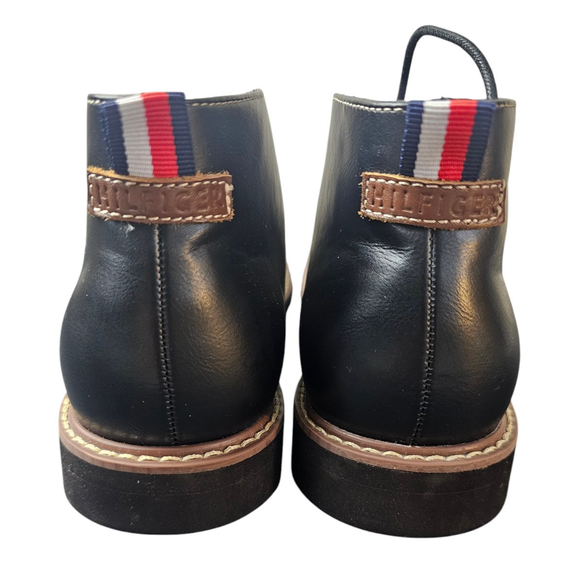 TOMMY HILFIGER Men’s Black Formal Dress Shoes Size 8M Memory Foam Leather Soles thumbnail 3