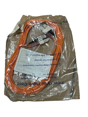  SC-SC Duplex Multimode Fiber Optic Patch Cable 7m 50/125 LSZH Aqua ~ 5 Units