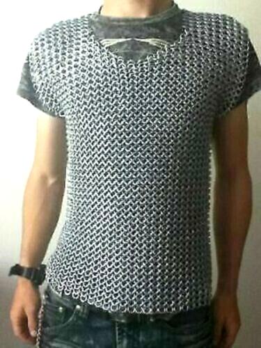 Aluminium Chain Mail Shirt Medieval Butted Aluminum Chainmail ...