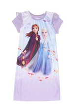 NWT Girls Size 8 Disney Frozen 2 Short sleeve nightgown pajamas Elsa Anna