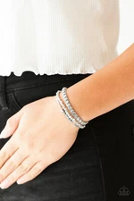 Ultra Modern Urban Silver Bracelet Paparazzi New