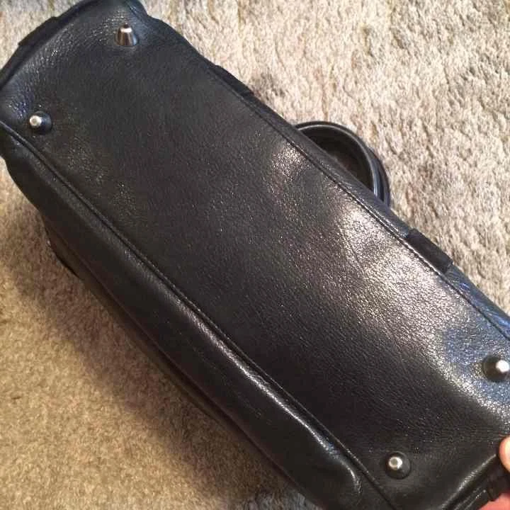 Be&D Bolso de cuero con cadena Bolso de hombro - Imagen 3 de 4