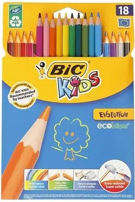3270220060970 Kredki ołówkowe Kids Evolution 18 kolorów BIC BIC