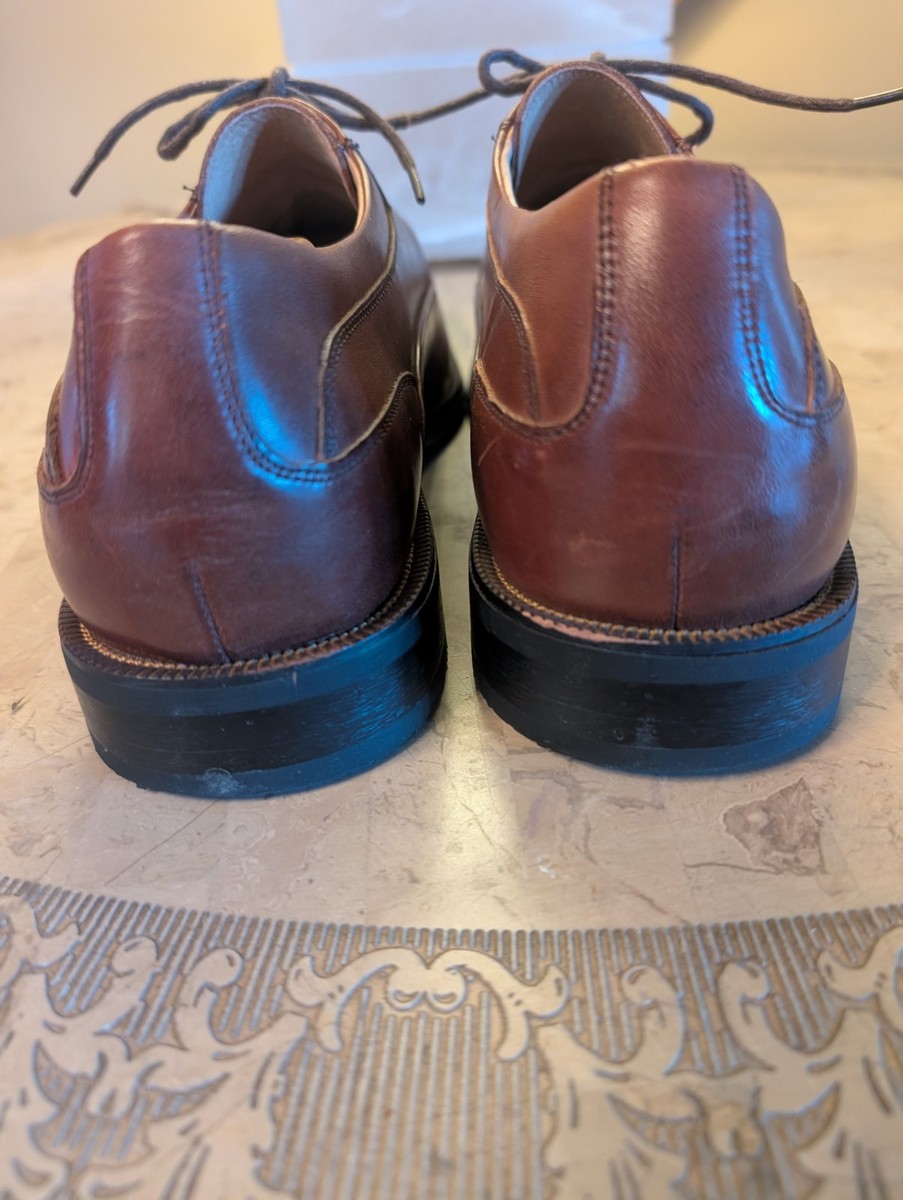 Florsheim Men's Dress Brown Leather Comfortech Tie Square Toe Bio Shoes Sz 12 D View 6