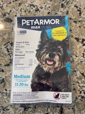 PetArmor Max for Dogs Tick And Flea Protection- MEDIUM 11-20 Lbs/ 6 Months