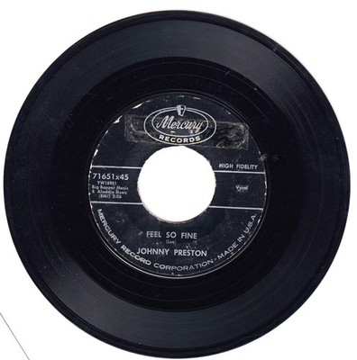 Johnny Preston. Feel So Fine/ I'm Starting To Go Steady  45 rpm