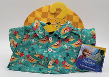Build A Bear Workshop Disney Frozen Olaf Hawaiian Shirt  Hat Clothing Set New