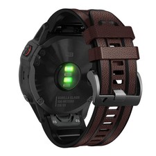 Leather Band for Garmin Fenix 8 51mm / Enduro/epix 51mm / Fenix 7X / Fenix 6X...