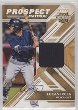 2018 Panini Elite Extra Edition Prospect Materials Gold 45/99 Lucas Erceg s3g
