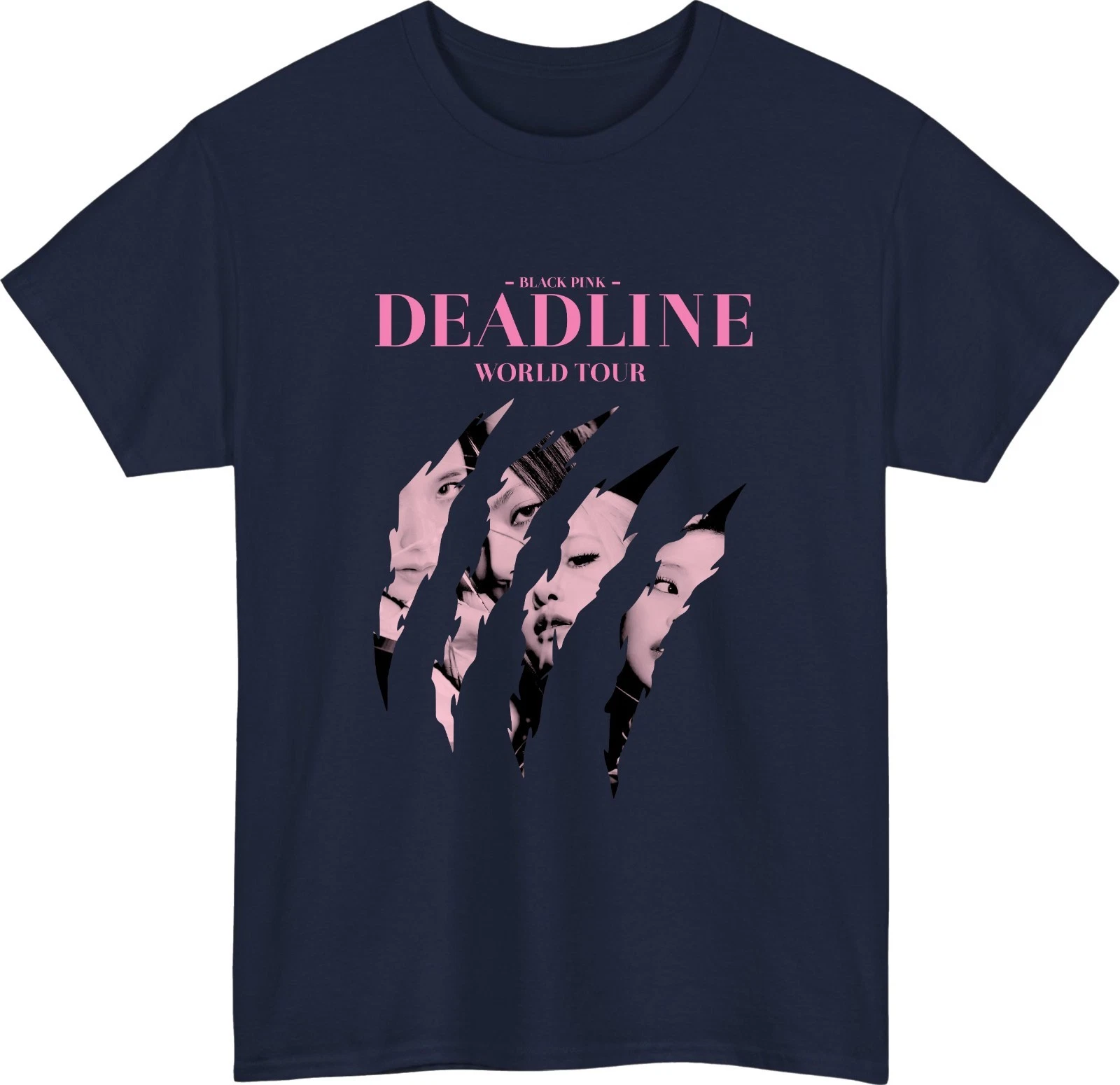 Black T-Shirt, Pink T-Shirt, Deadline World Tour Tee, Concert Fans T-Shirt