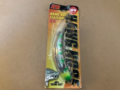 MAG LIP 5.5 UV HAWG NOSE GRINCH FLATFISH Yakima Bait Salmon Fishing Lure NEW