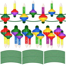 76PCS Christmas Garage Door Decorations Magnets, Reflective Magnetic Bubble L...