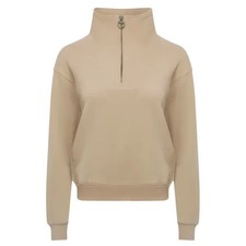 LeMieux Keira Ladies Quarter Zip Sweat - Almond