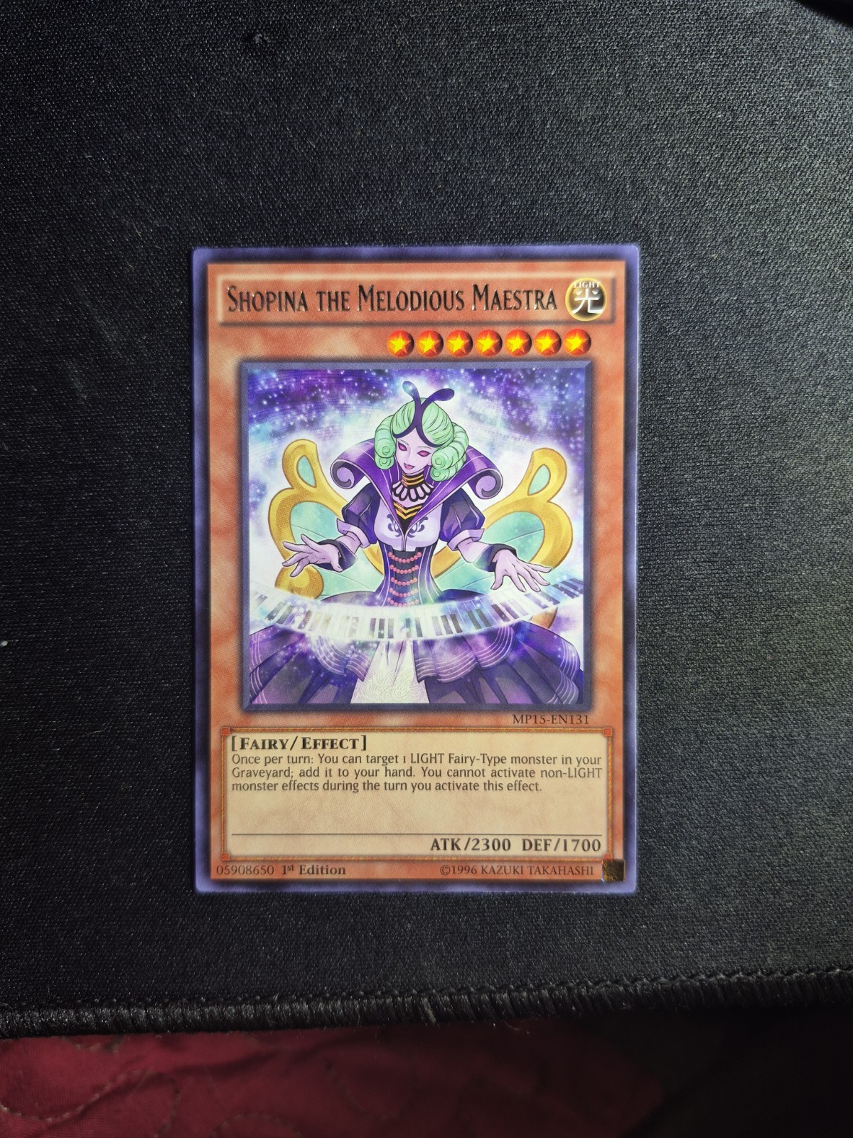 Shopina the Melodious Maestra MP15-EN131 YuGiOh 2015 Mega-Tin Mega Pack trading card — raw and PSA graded price guide