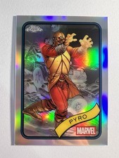 2025 Topps Chrome Marvel Pyro 66 Refractor