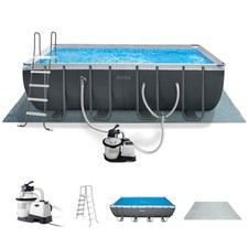 Intex Ultra 18x 9x52 Ultra Xtr Rectangular Frame Swimming Pool Solar Cover