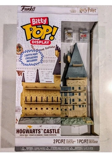 Funko Pop! Bitty Harry Potter Hogwarts Castle Display  With 2 Bitty Pops DMG