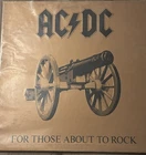 AC/DC For Those About To Rock [Robert Ludwig] First Pressing masterdisk Vinyl