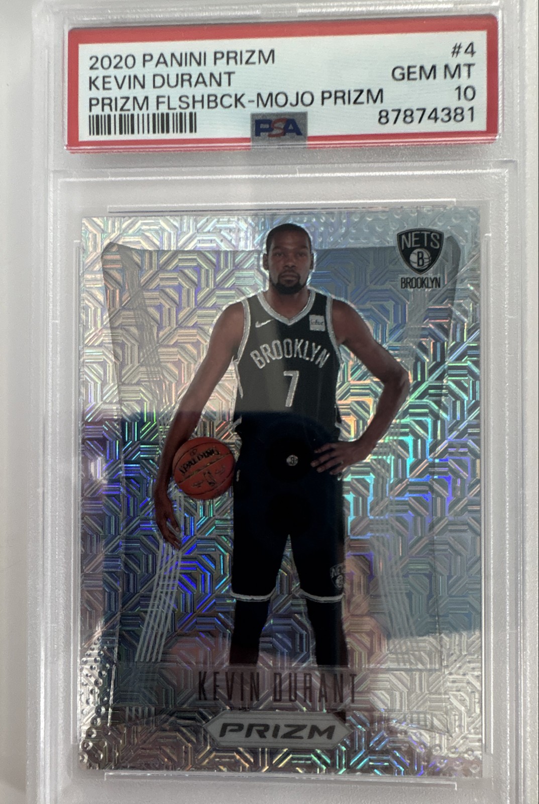 2020-21 Panini Prizm - Kevin Durant #81 Mojo Prizm /25