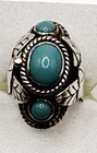 Vintage Taxco Sterling Silver SBR Signed Poison Ring Locket Size Adjustable ￼